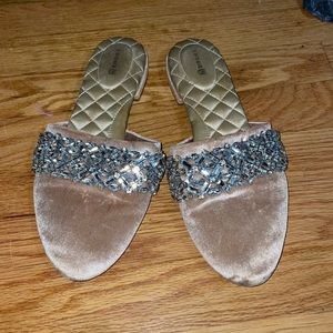 Birdies Songbird Mule in champagne